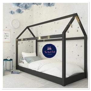 Black Modern House Style Bed