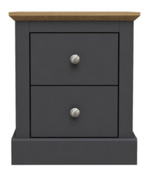 Devon 2 Drawer Bedside