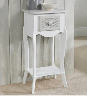 Brittany 1 Drawer Bedside Cabinet