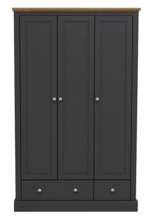 Devon 3 Door 2 Drawer Wardrobe