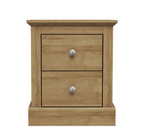 Devon 2 Drawer Bedside