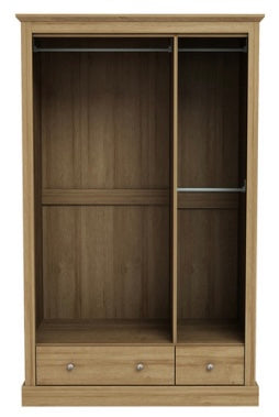 Devon 3 Door 2 Drawer Wardrobe