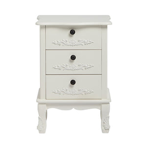 ANTOINETTE 3 DRAWER CHEST WHITE