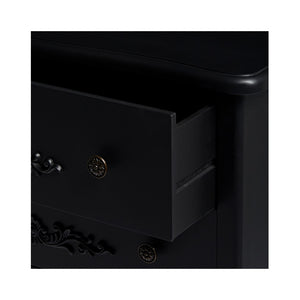 ANTOINETTE 4 DRAWER CHEST BLACK