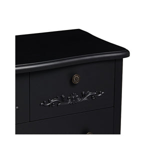 ANTOINETTE 5 LARGE DRAWER CHEST BLACK